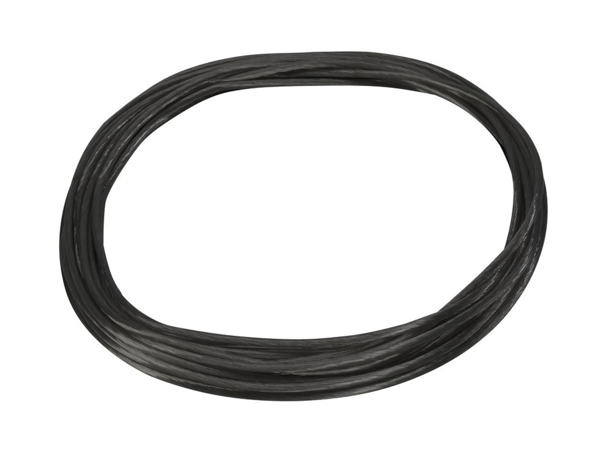 Niedervolt-Spannseil SLV TENSEO 4mm² max. 25A/48VAC, 10m, schwarz