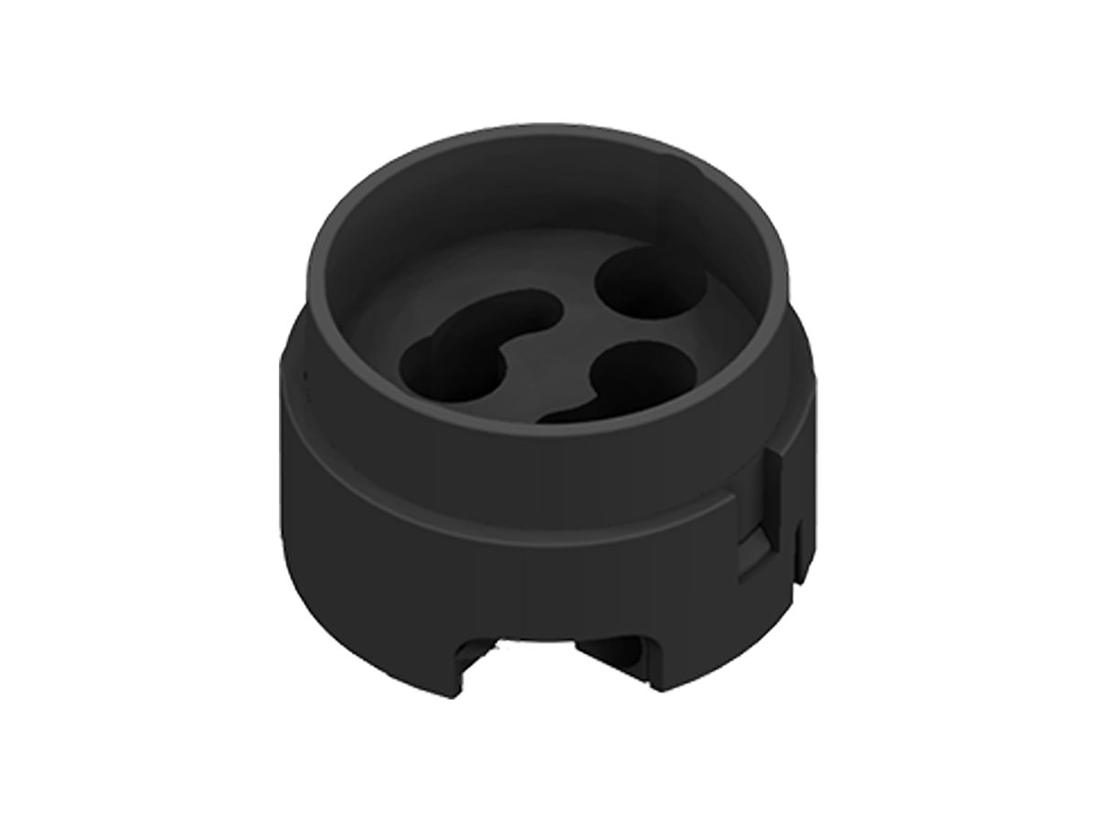 Lampenfassung Elektrogros GU10/GZ10 schwarz