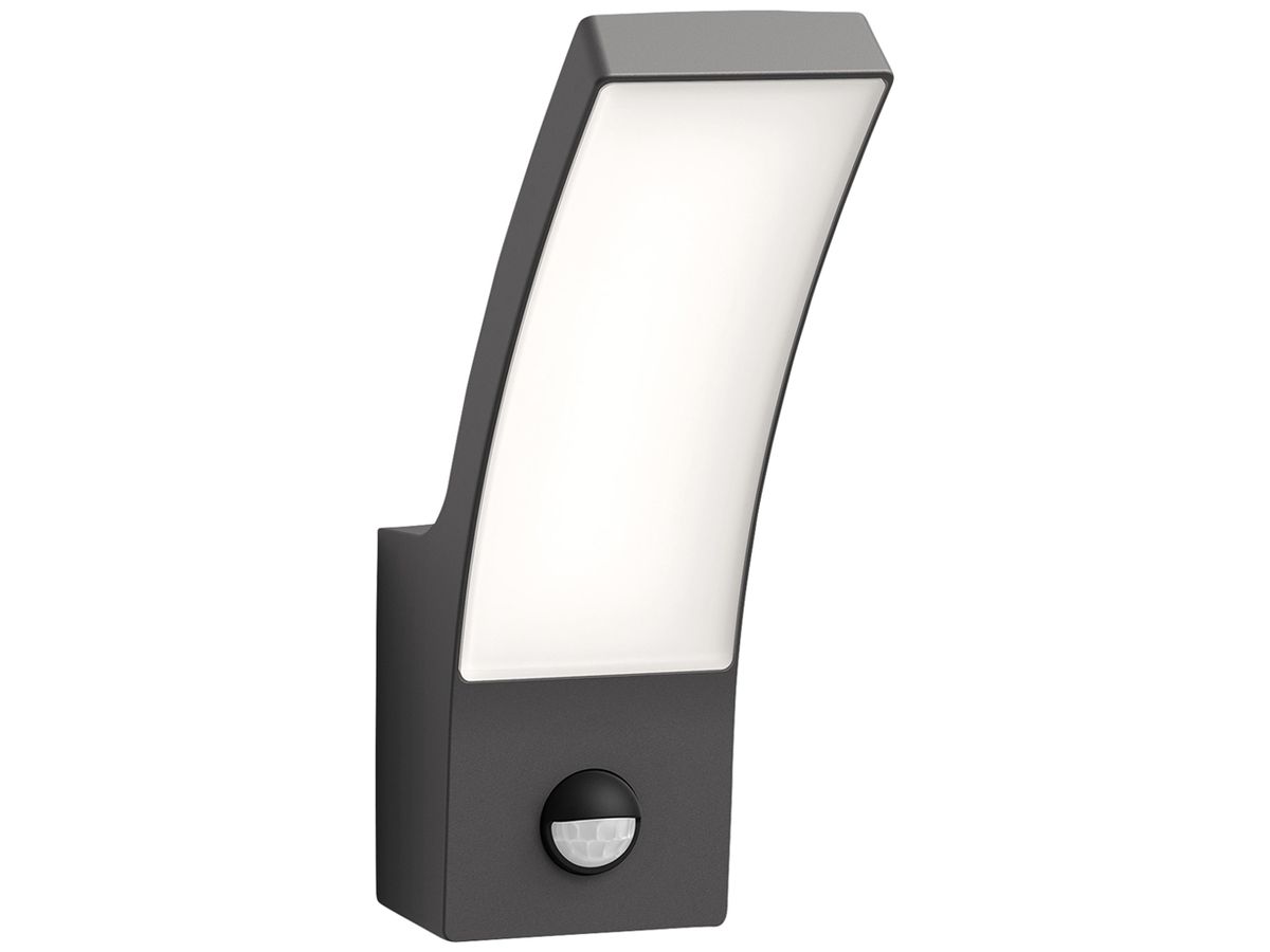 LED-Wandleuchte Philips Splay IR SEN 3.8W 800lm 827 IP44 anthrazit