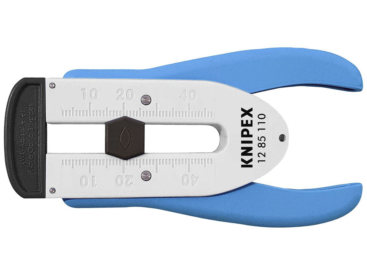 Abisolierwerkzeug KNIPEX für Glasfaserkabel Ø0.125mm 190mm