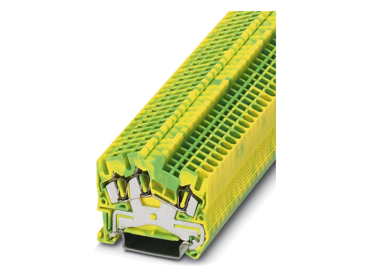 Durchgangsreihenklemme 0.08…4mm² grün-gelb ST2.5-QUATTRO/4P-PE