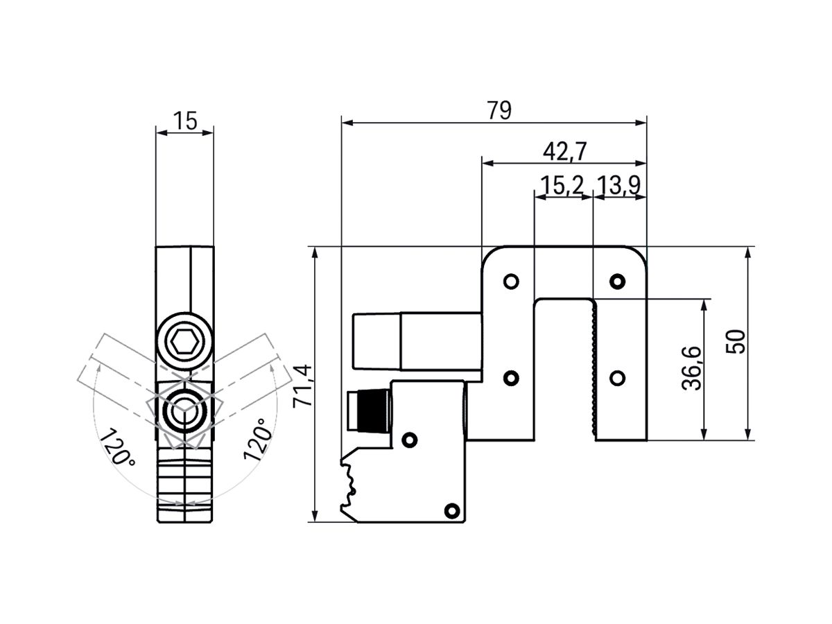 Potentialabgriff WAGO Klemmbefestigung, mit Sicherung 400VAC 2A 0.2…6 mm²