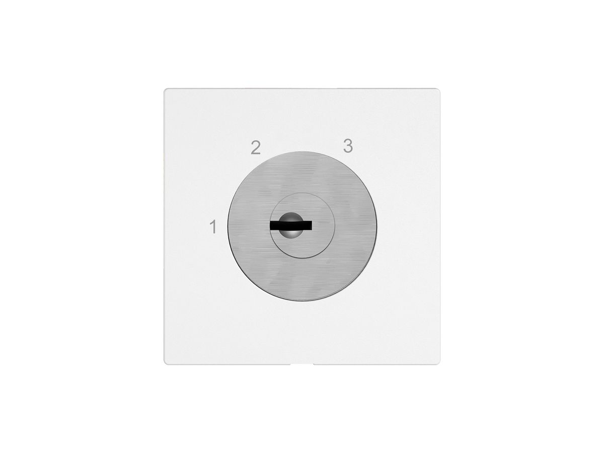 Schlüsselschalter EDIZIO.liv m.KABA 1262KA/5000 getr.Kont.2P 1-2-3 T=87mm ws