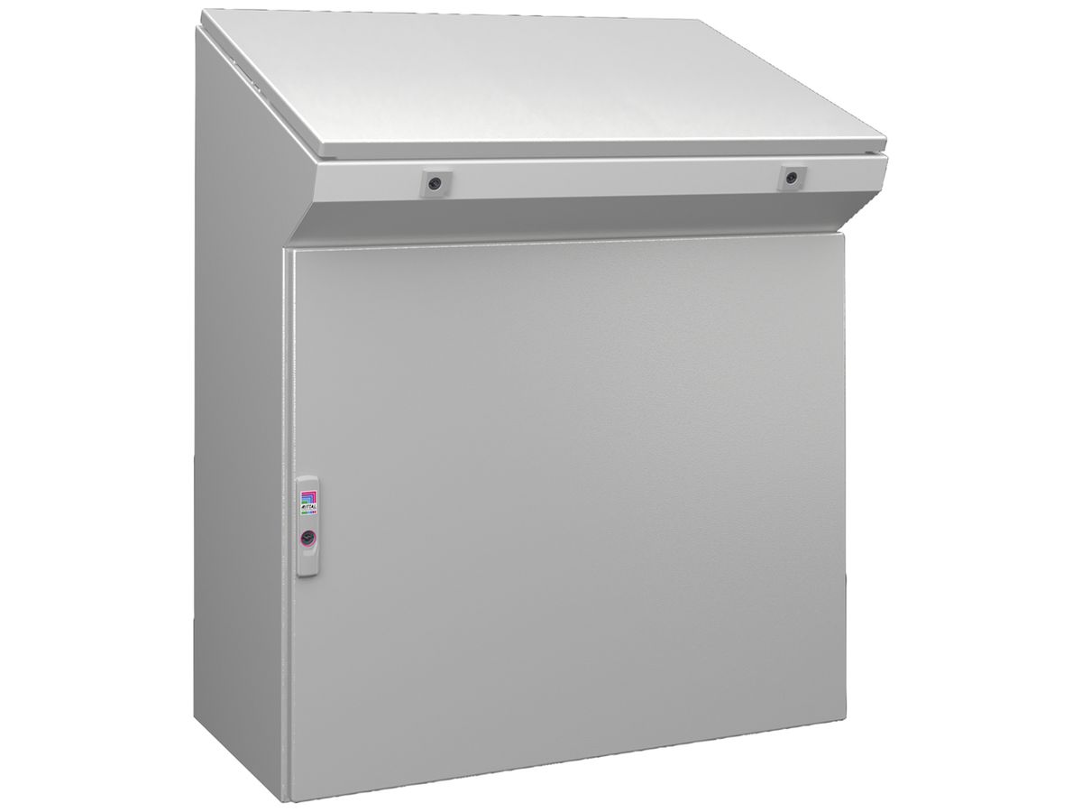 Standpult Rittal TP 6748.600 800×975×400mm 1-türig grau IP55