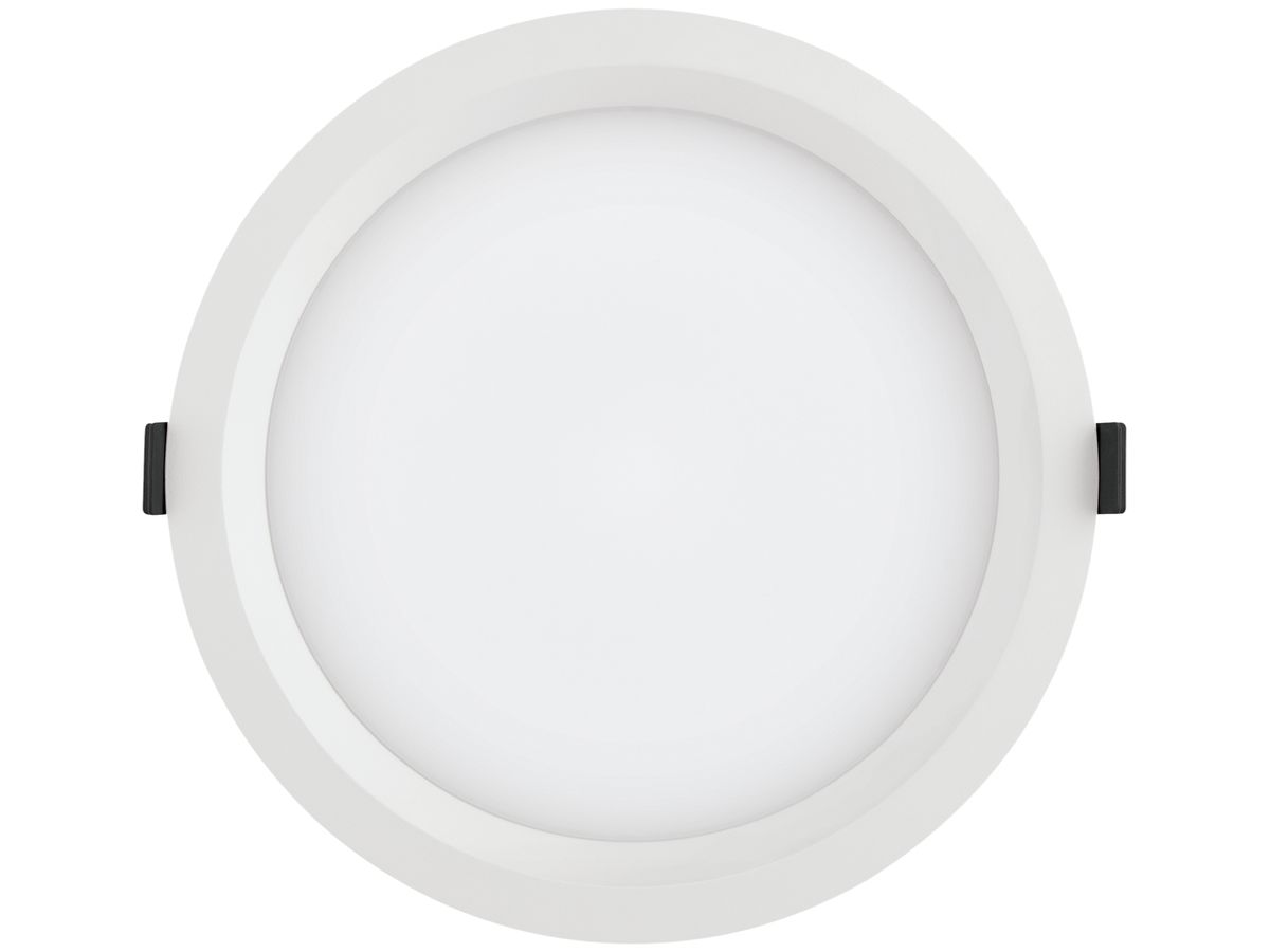 EB-LED-Downlight LDV ALU DN 200, DALI 25W 3000K IP44, 100°, weiss