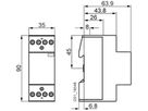 REG-Schütz Siemens SENTRON INSTA 5TT5 220…230V AC/DC 2NO 2NC 25A 400V 2TE