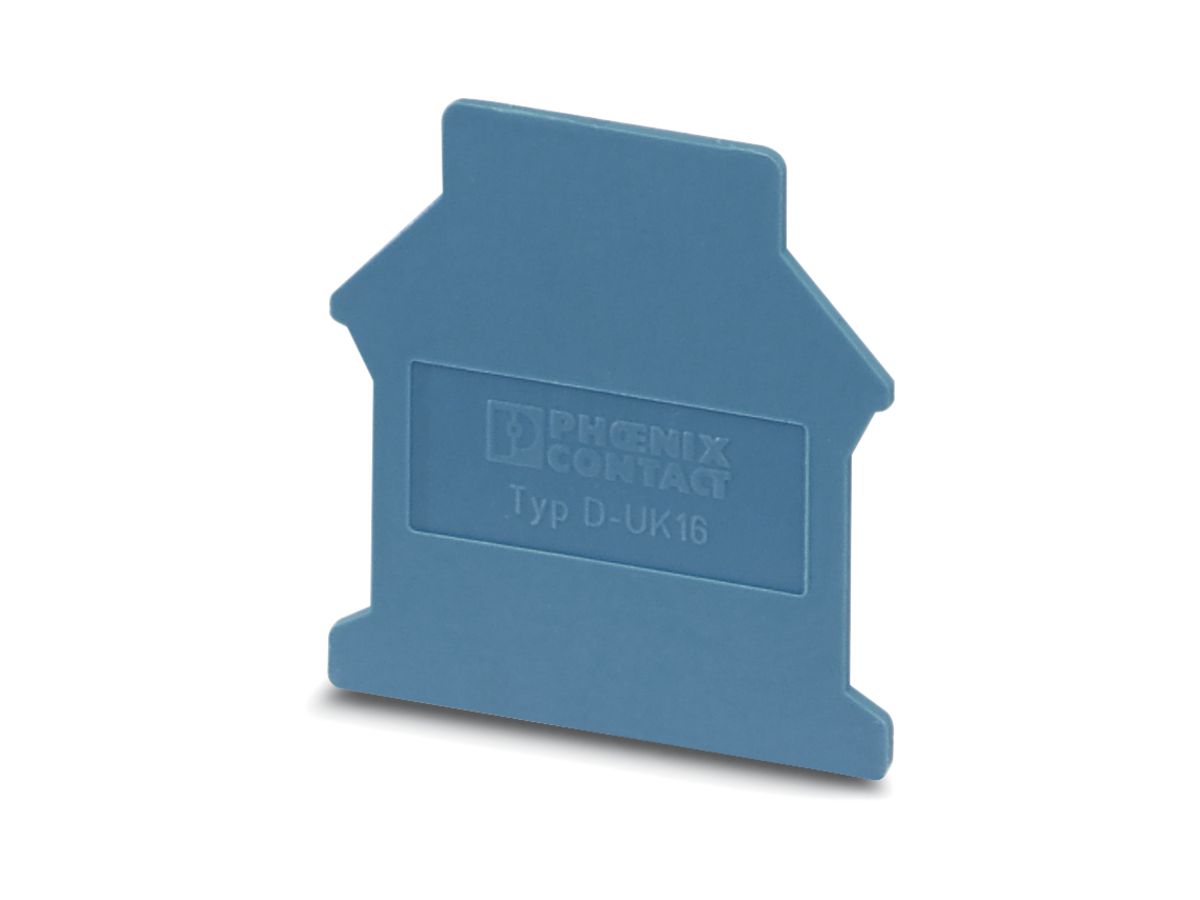 Abschlusswand Phoenix Contact D-UK 16mm² blau