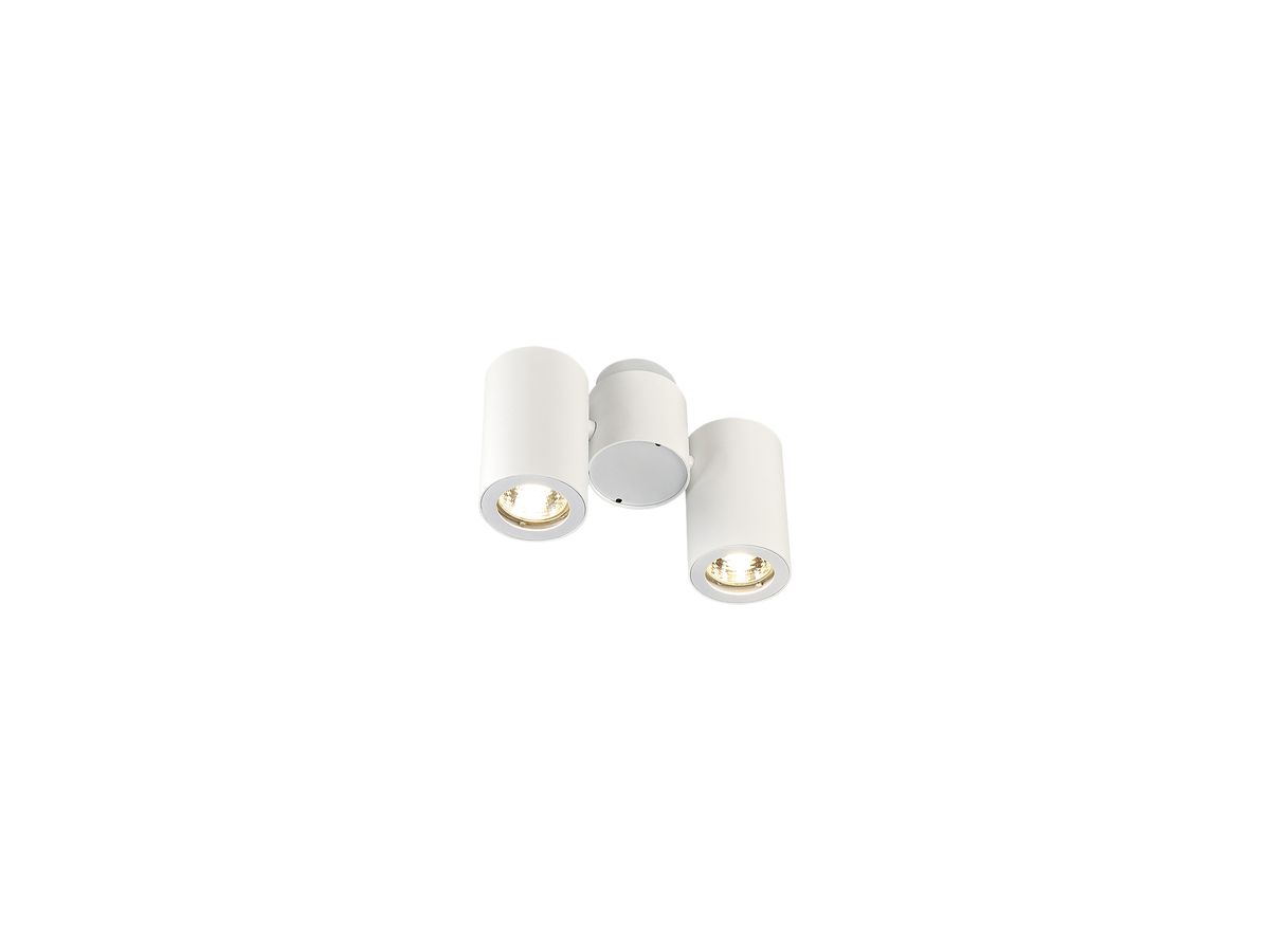 Decken-/Wandleuchte SLV ENOLA_B SPOT, 2×GU10 50W IP20 weiss
