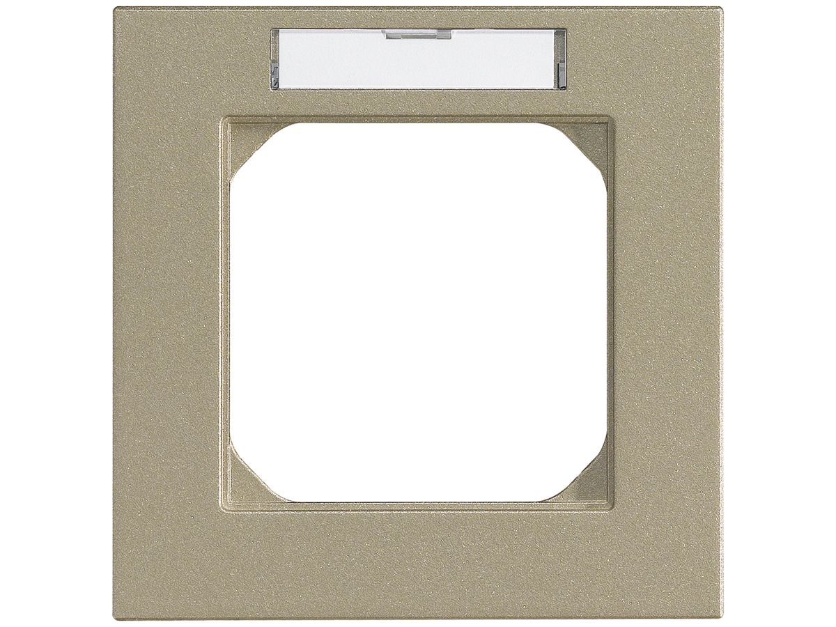 UP-Abdeckrahmen kallysto.pro 1×1 savanna 94×94mm mit Beschriftungsrahmen