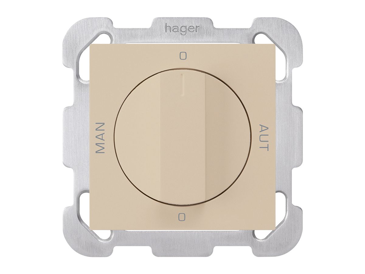 UP-Drehschalter 0-Man-0-Aut. kallysto 2/1L beige mit Drehgriff