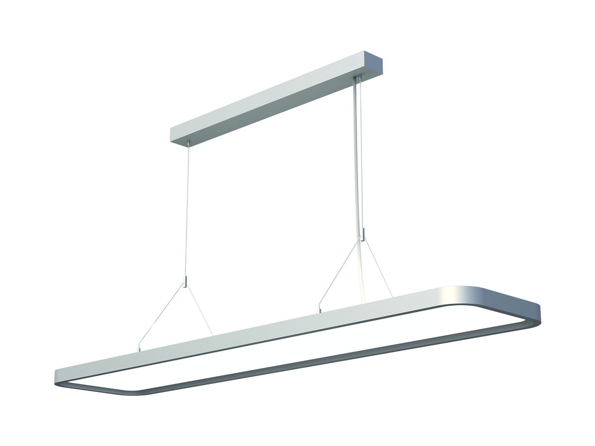 LED-Pendelleuchte DOTLUX STUDIOfree, 60…80W, 1200×260×30mm, 4000K, 8800lm, DALI