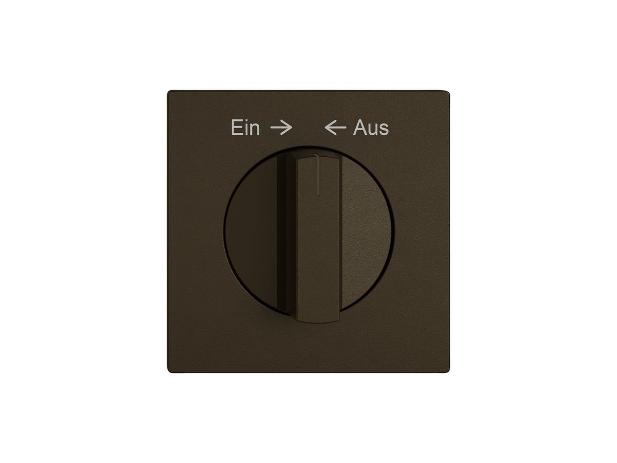 Montageset EDIZIO.liv SNAPFIX® f.Drehschalter m.Griff Ein → ← Aus br