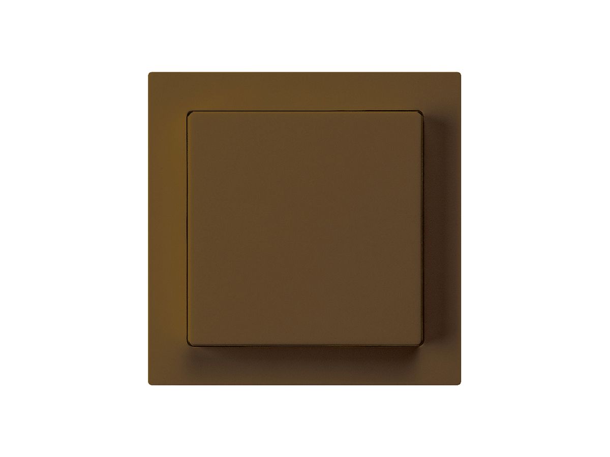 Frontset kallysto 60×60 braun für Babyswitch/Kurzhub-Lichtregler