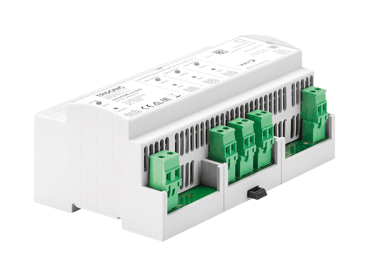 REG-Steuergerät Tridonic sceneCOM evo DALI-2 91×62×160mm