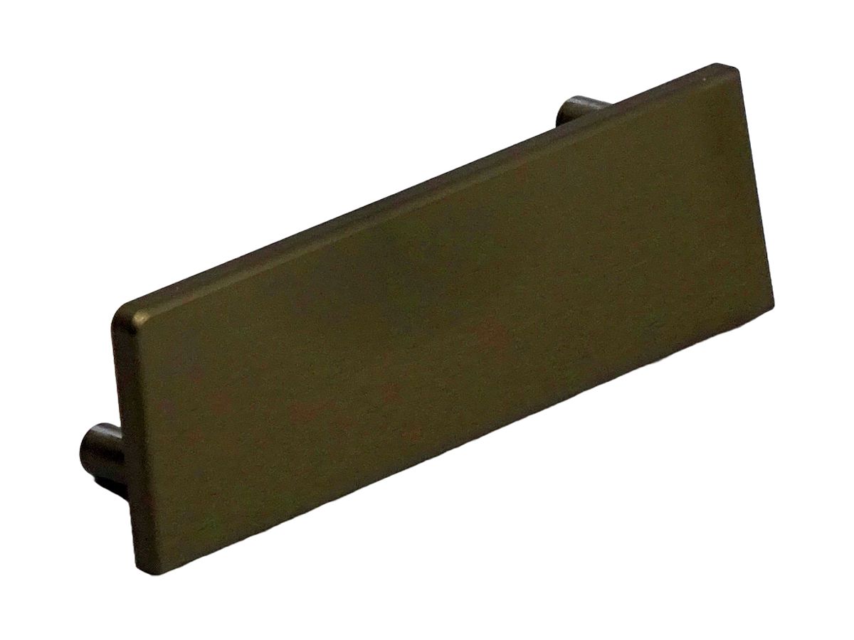 Endstück ELBRO 60×20mm rechts goldbraun