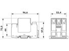 PV-Kombiableiter PX VAL-SPP-T1-1000DC-PV-2+V-UT-R DC 3L 1200V 3TE