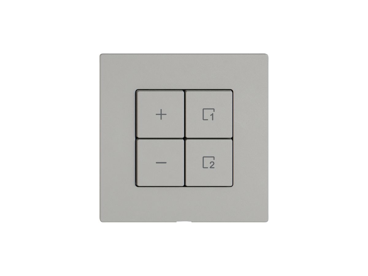 Bedienaufsatz zu Dimmer EDIZIO.liv Wiser SNAPFIX® 1K Szene 4T hgu