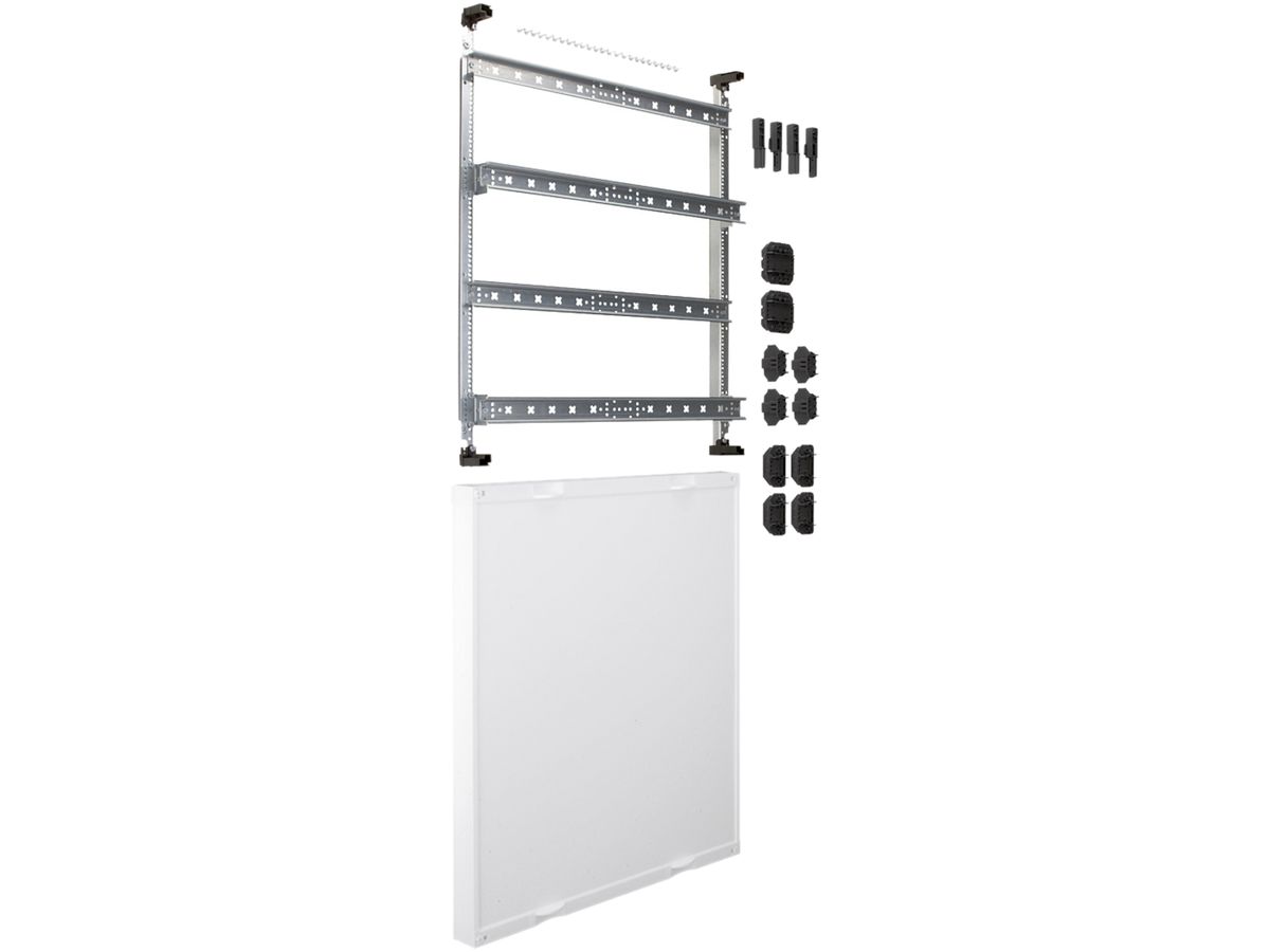 Baustein Hager univers N 600×500mm für Reihenklemmen waagrecht
