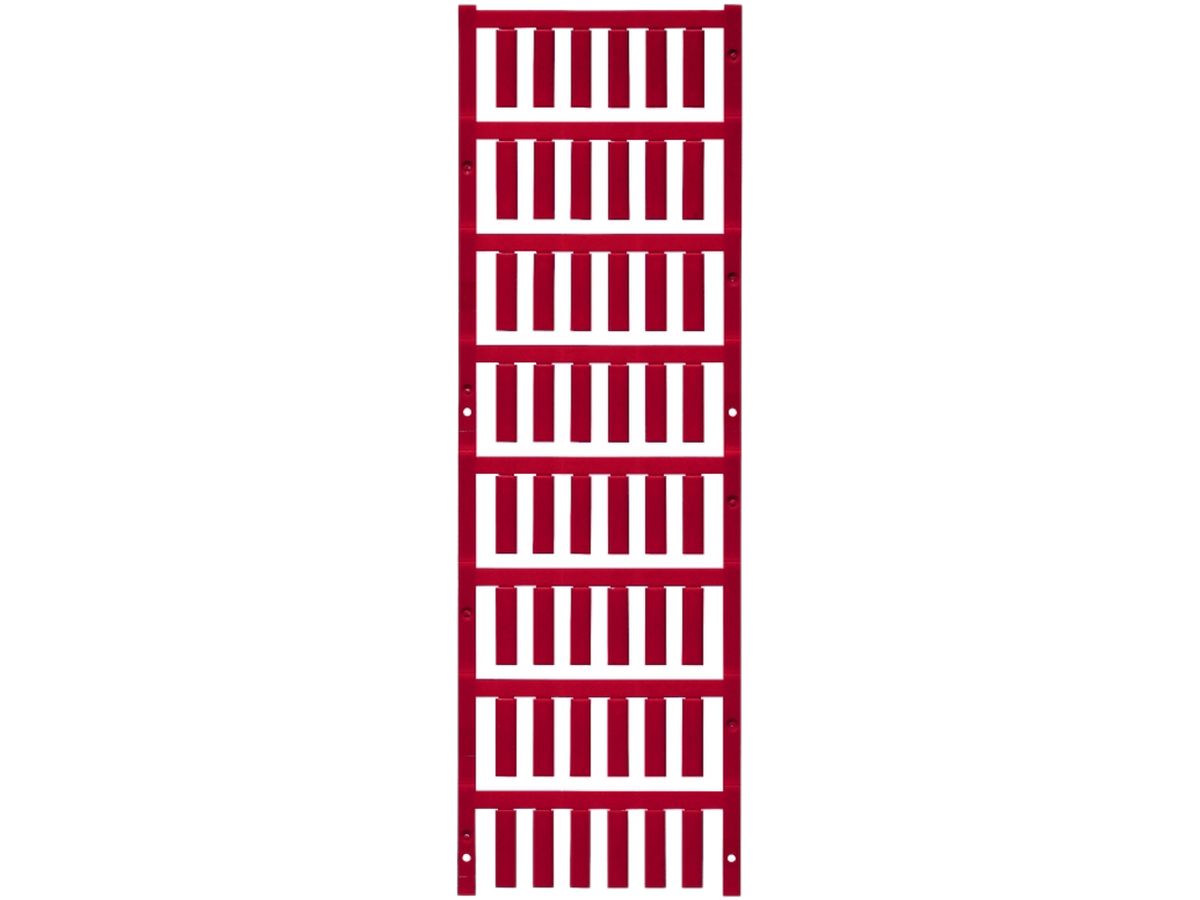 Leitermarkierer Weidmüller MultiCard SF für Ø3.6…6mm 21×5.7mm PA66 rot