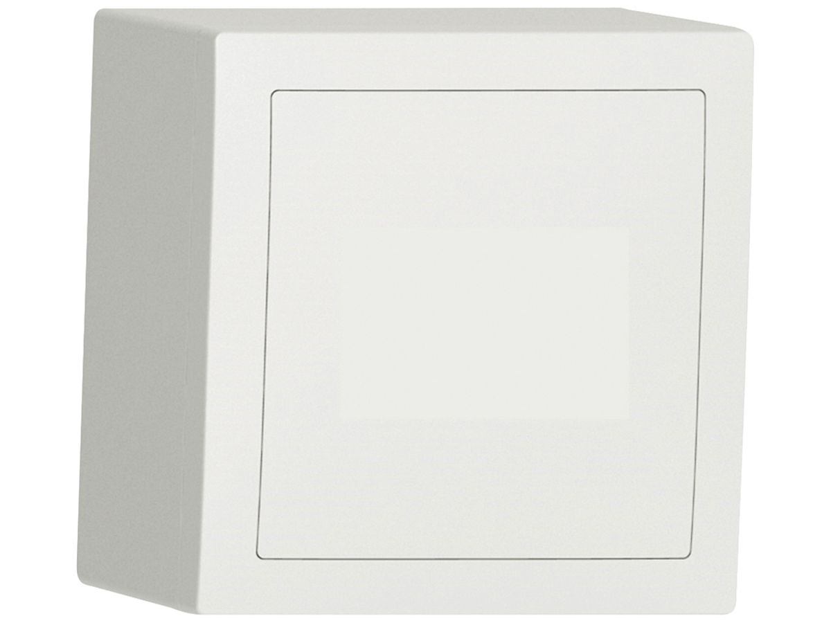 AP-Gehäuse SIDUS 75×75mm weiss mit Blindplatte