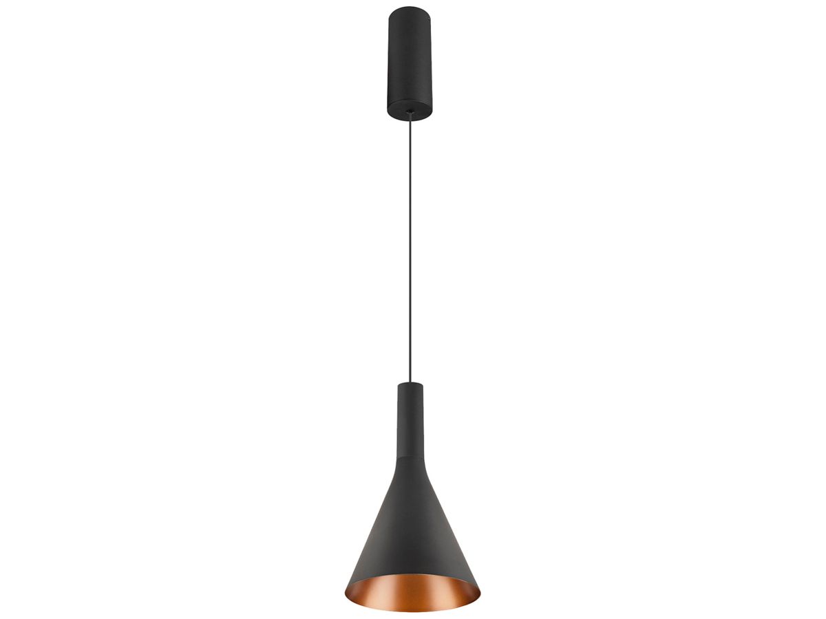 LED-Pendelleuchte SLV LALU CONE 10W 550lm 2700…3000K DIM Ø152×270mm schwarz