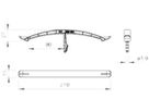 Kabelklammer Bettermann 2033 STD 2×8 NYM3×1.5 hellgrau