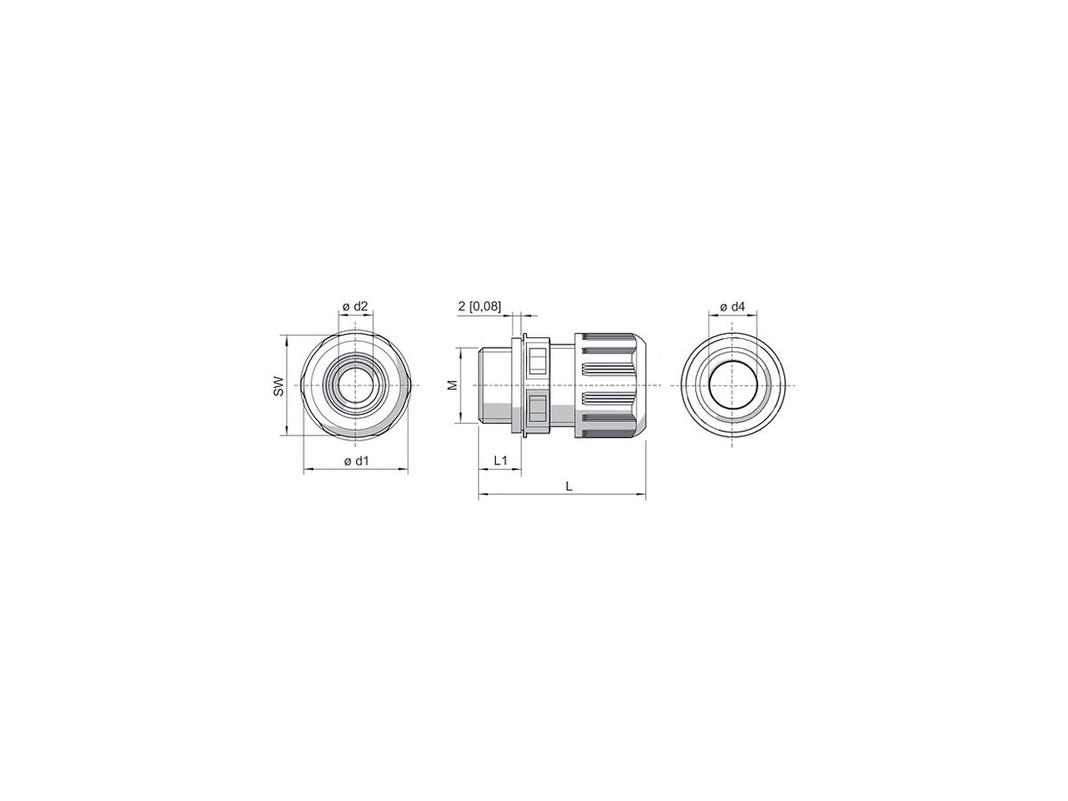 Kabelverschraubung 8161 Exe, M20 4…13mm