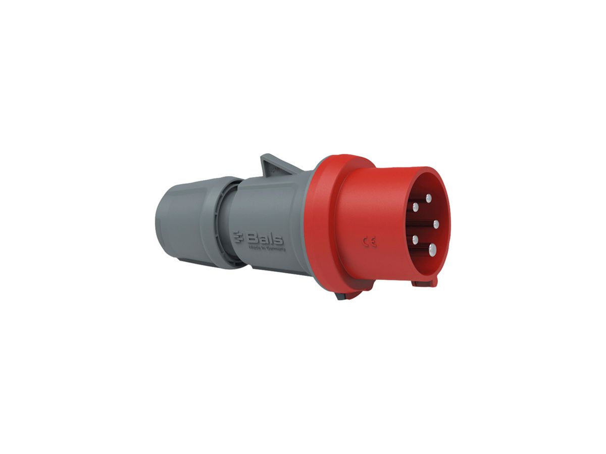 Stecker CEE Bals INNOLINQ 5P 16A 400V rot 6h IP54 schraublos