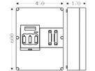 NH-Gehäuse Hensel Mi, 1×NH 1, 250A 3P+PE+N