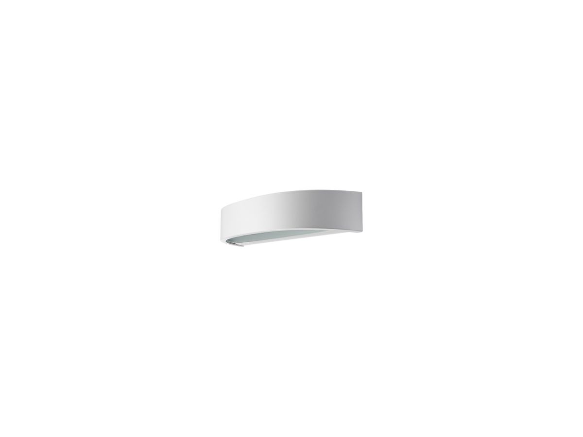 LED-Wandleuchte SG Curve 7W 570lm 830 IP65 DIM direkt 320×103mm weiss