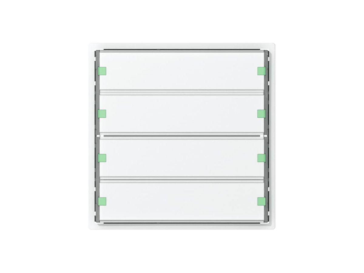 Taster-Einsatz SIDUS 4/8 mit LED weiss