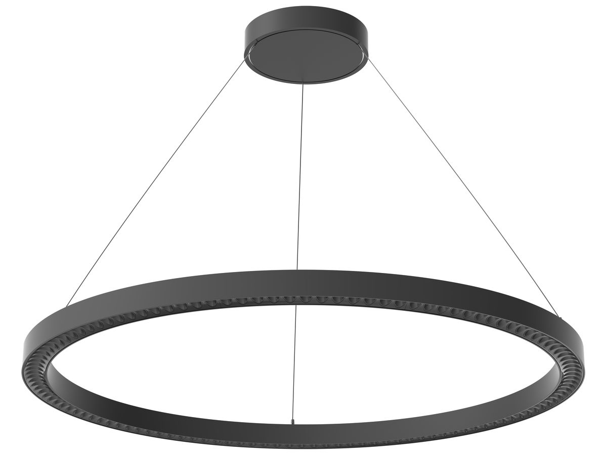 LED-Pendelleuchte DOTLUX AURA 80W 9000lm 4000K DALI Ø905mm schwarz