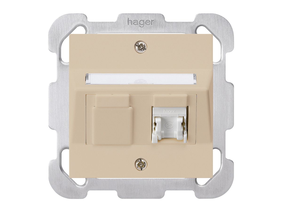 UP-Dose kallysto B Kat.5e 1RJ45/u beige