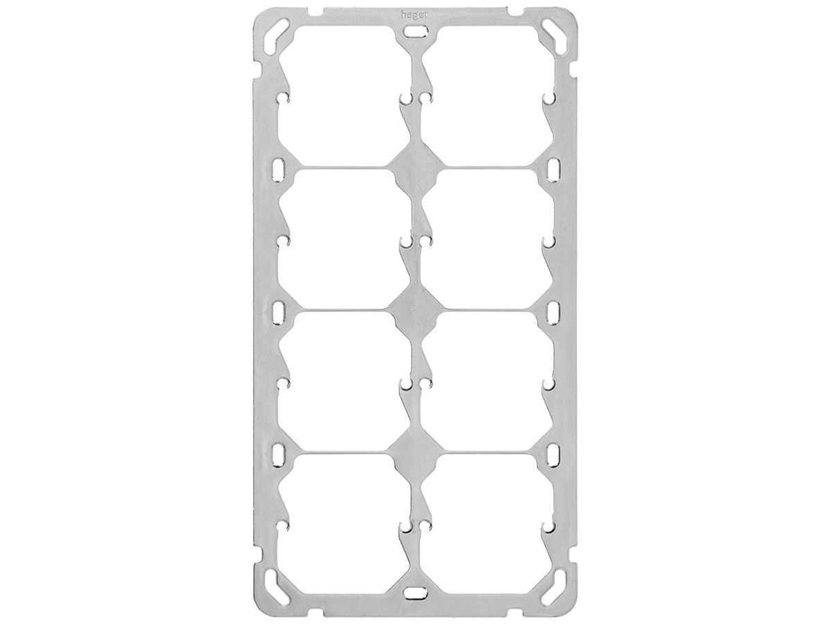 Befestigungsplatte Hager Gr.4×2 137×257mm