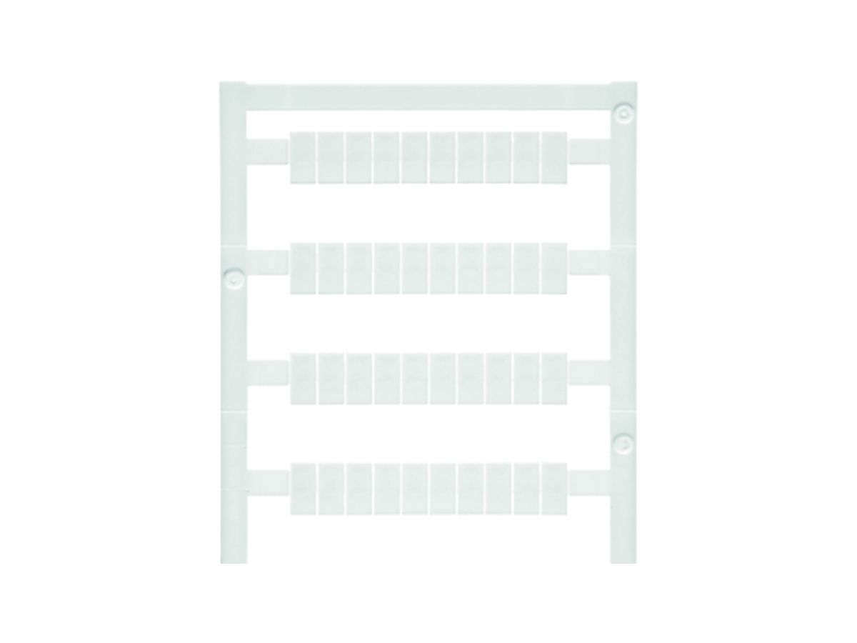 Klemmenmarkierer Weidmüller MultiCard WS 10×5mm PA66 weiss
