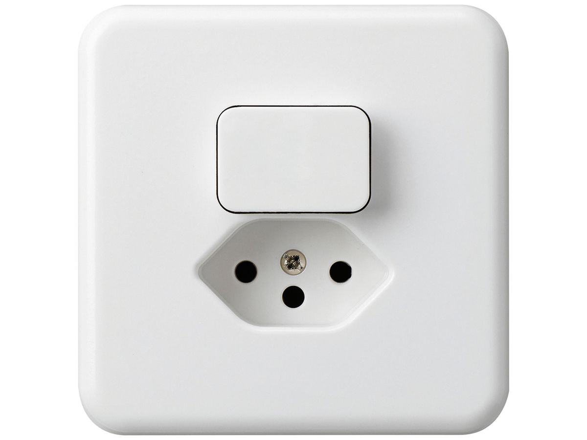 UP-Kombination I basico 6/1L+Typ 13 Front einteilig ohne KS weiss