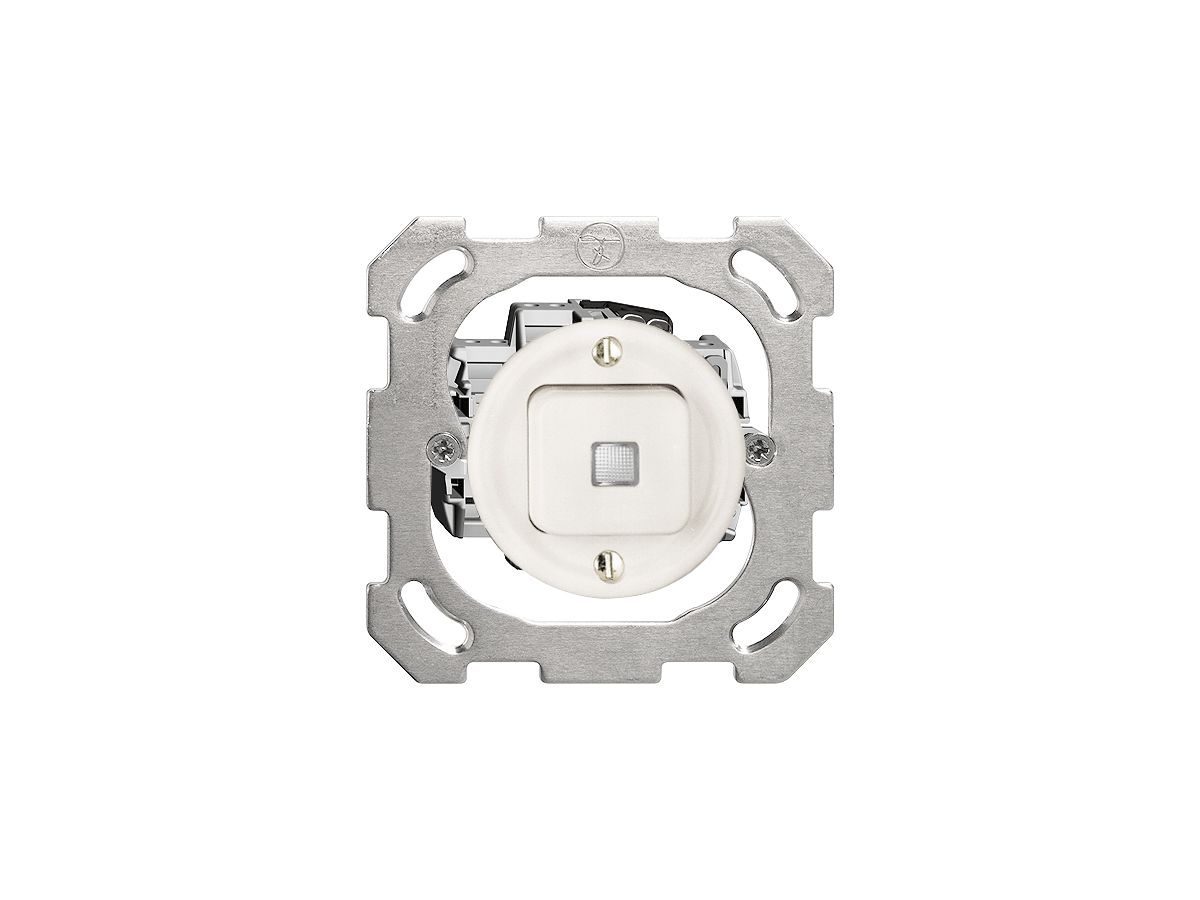 UP-Leuchtdrucktaster A-R/1L weiss FH, LS, LED gelb