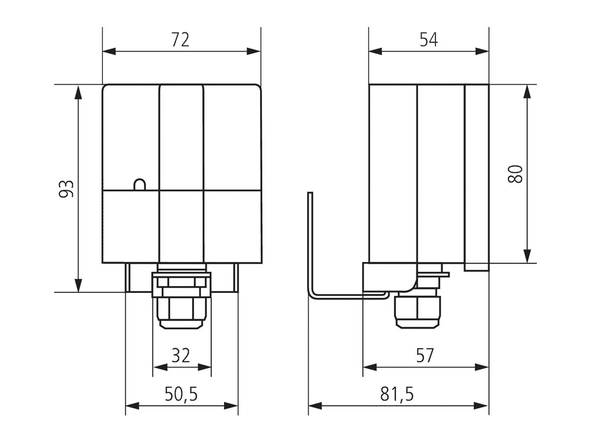 AP-Helligkeitssensor KNX-KNX Theben