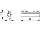 Längsverbinder Bettermann Ø 6…10mm 4×M6×12mm Kupfer