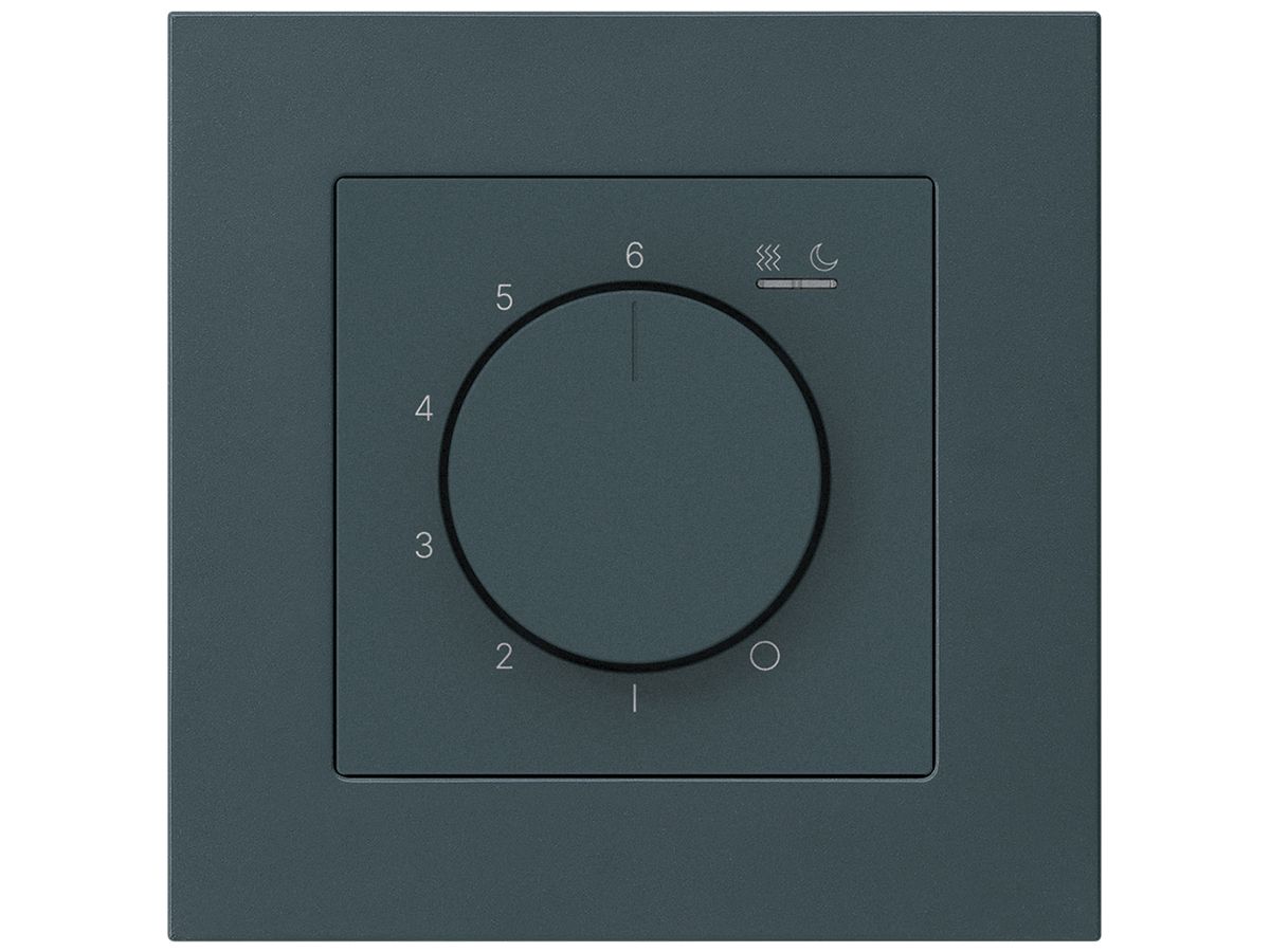 UP-Raumthermostat kallysto.pro An/Aus 230VAC 16A 94×94mm anthrazit