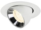 LED-Downlight SLV NUMINOS GIMBLE XS 6.9W 1000lm 4000K NB DALI Ø68 ws/cr
