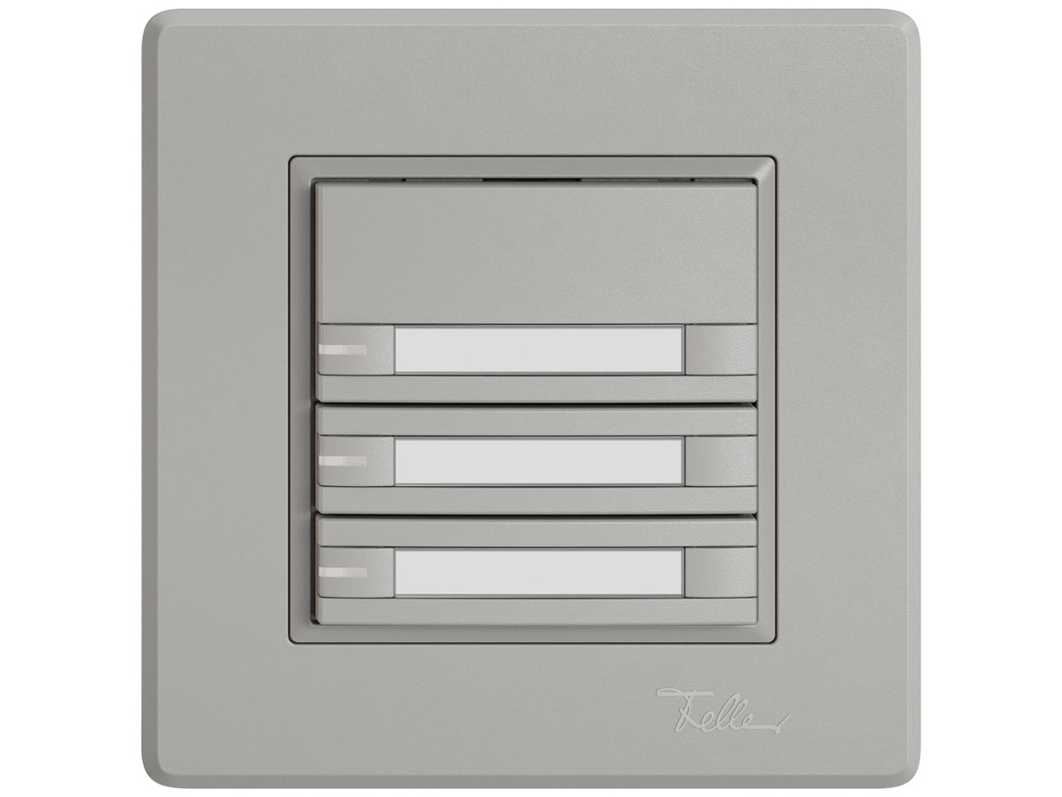 UP-Universaltaster EDIZIO.liv UNI SNAPFIX® m.LED RGB 3× 2-Tbed.Pap.hgu