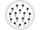 Stift Weidmüller SAI-M23-SE-16 Crimpanschluss M23 16L