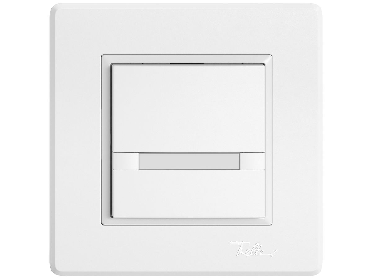 UP-KNX-Taster RGB EDIZIO.liv SNAPFIX® Temperaturfüh.o.LED Pap.1×T 2-Tbed.ws