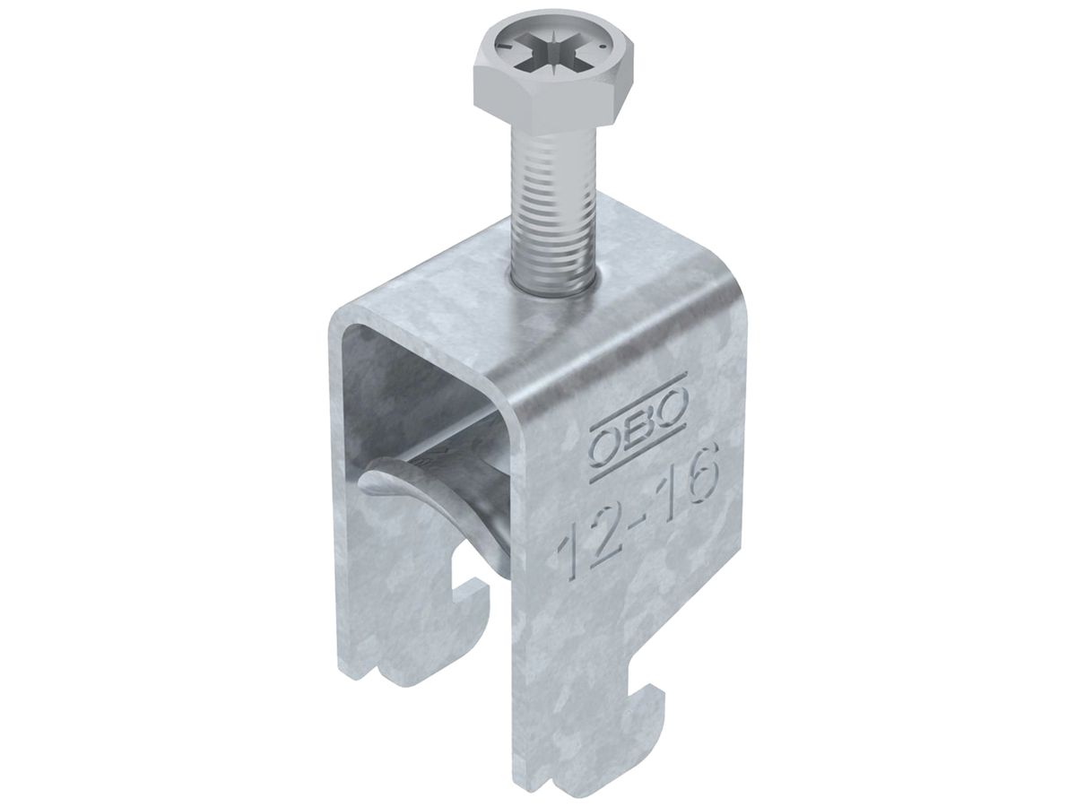 Schnellverleger BET 2056 N-Fuss Metall 12…16mm 1×Kabel Stahl tfZn
