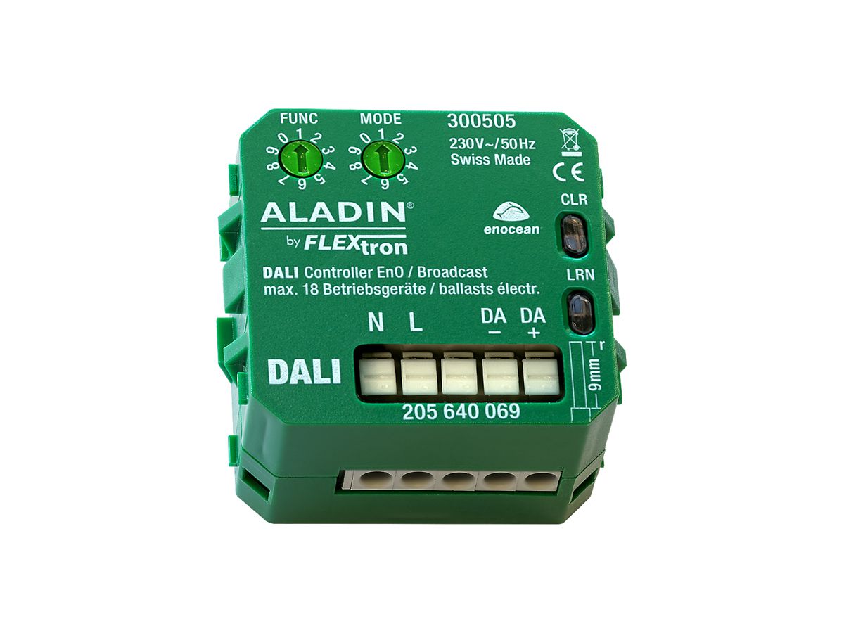 EB-RF-Controller ALADIN EnO, DALI Broadcast, 230V, EnOcean, ≤18 Teilnehmer
