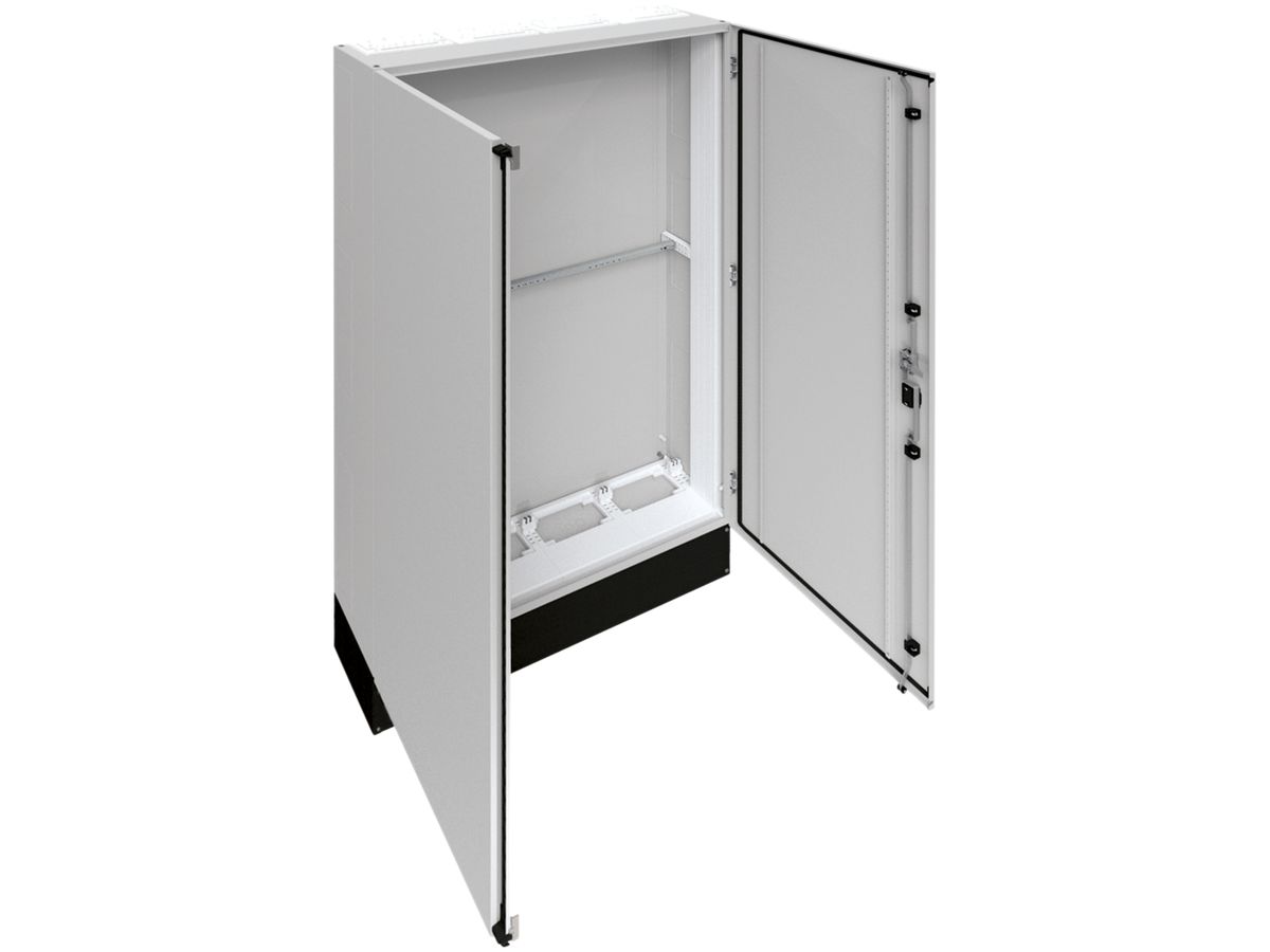 Schrank Hager univers Schutzklasse I 1850×1050×275mm mit Sockel 200mm IP55