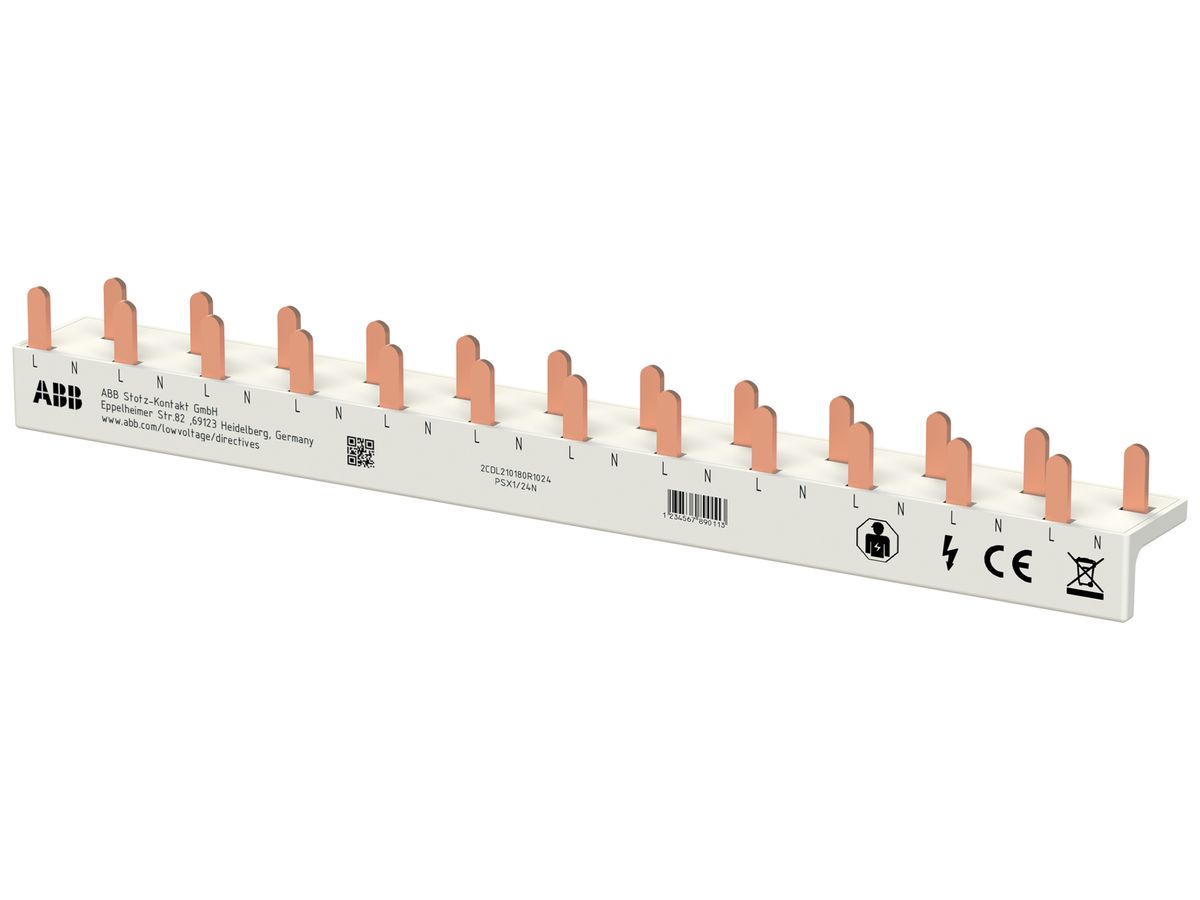 Phasenschiene ABB FlexLine 1LN 10mm² 63A 214.1mm