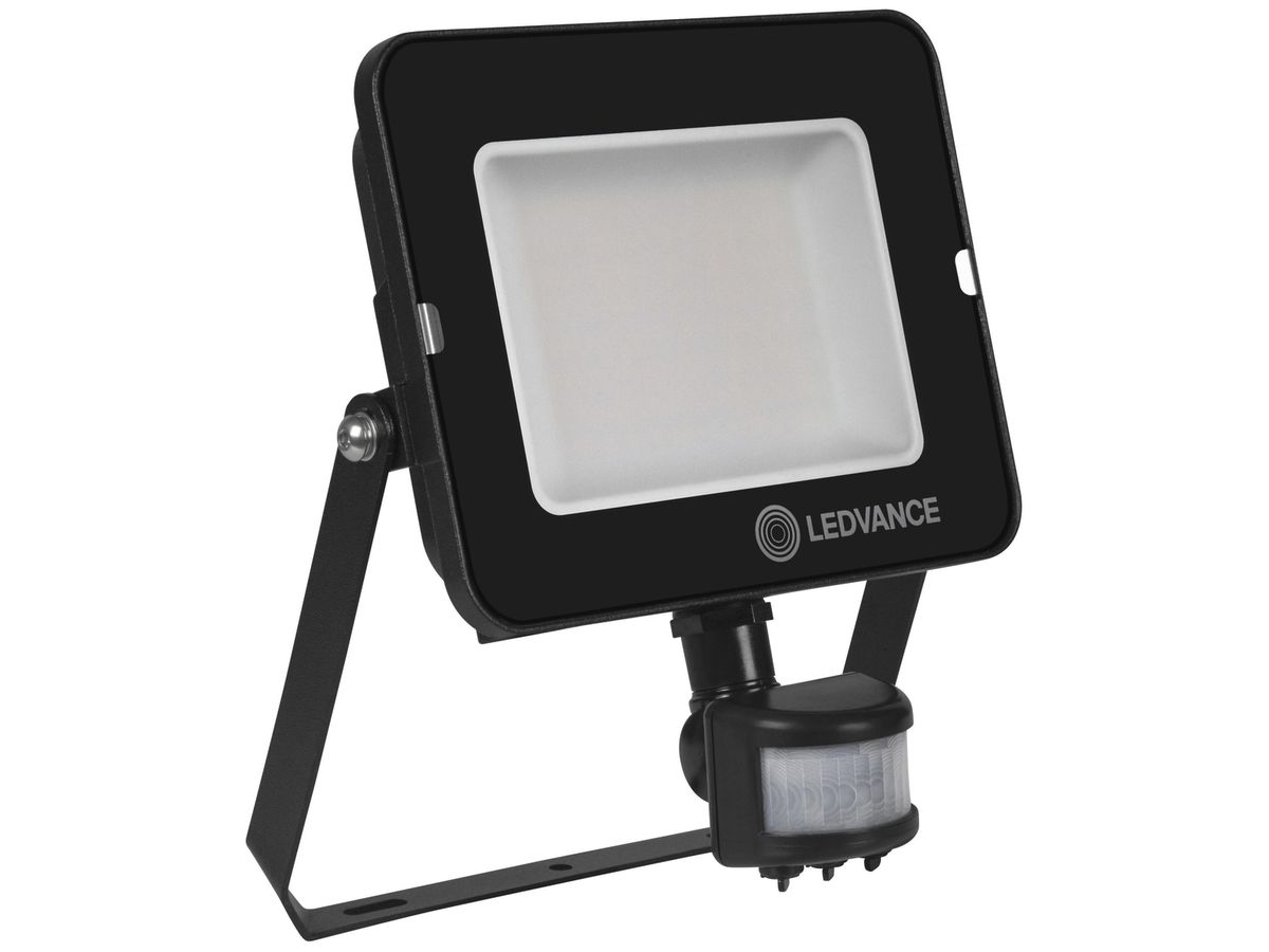 LED-Strahler FLOODLIGHT COMPACT SENSOR SYM 50W 840 5000lm IP65 schwarz