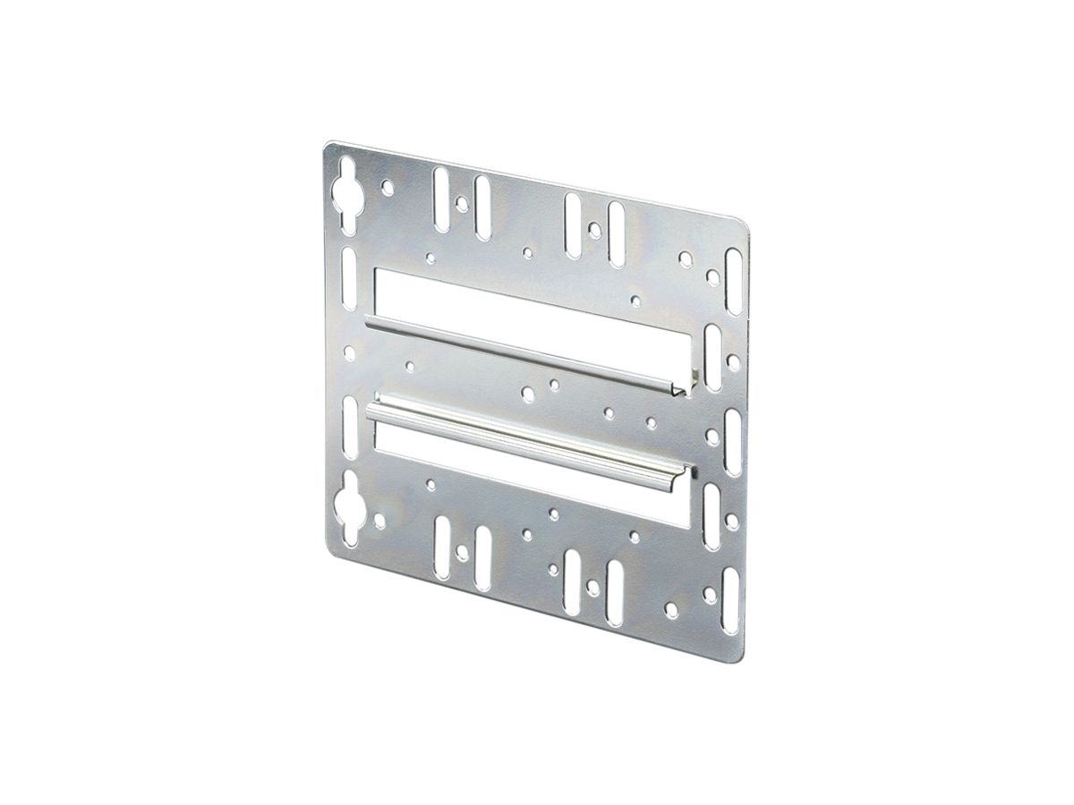 Montageplatte Rittal TS 7526.964 140×160mm Lochung Stahl